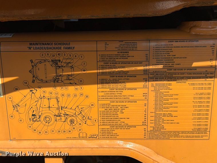 image for item FG3008 Case 580 Super N WT backhoe