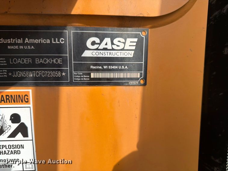 image for item FG3008 Case 580 Super N WT backhoe