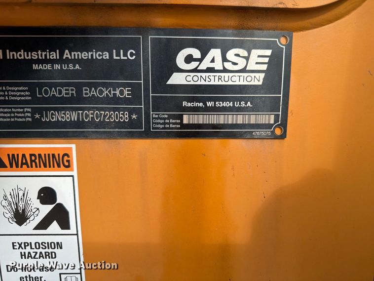 image for item FG3008 Case 580 Super N WT backhoe