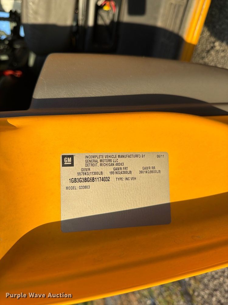 image for item FK3400 2012 Thomas Minotour school bus