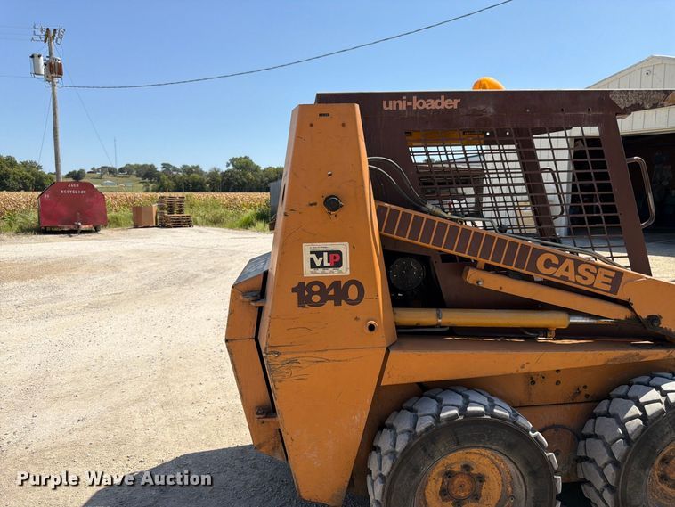 image for item FK3416 1993 Case 1840 skid steer loader
