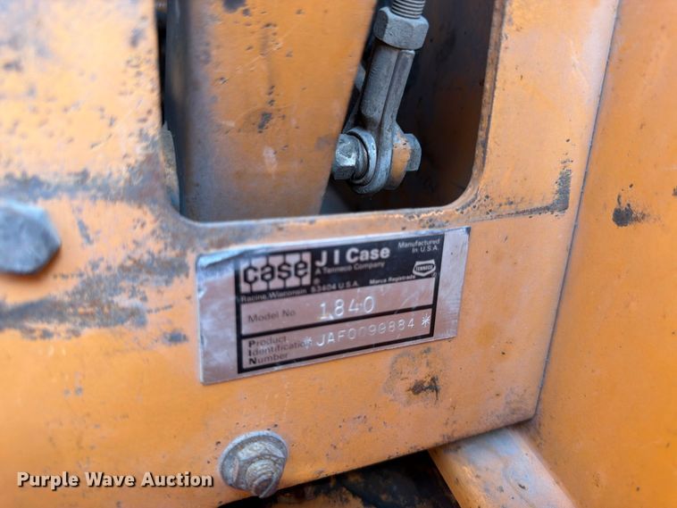 image for item FK3416 1993 Case 1840 skid steer loader