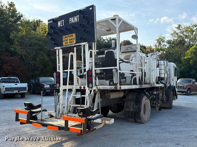 image for item FN2046 2013 Peterbilt 320 paint striper truck