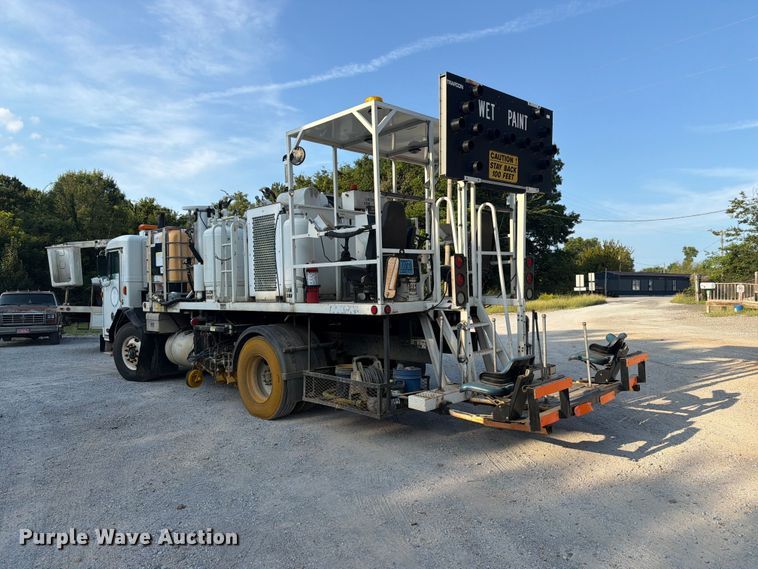 image for item FN2046 2013 Peterbilt 320 paint striper truck