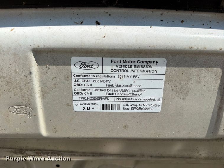 image for item FN5853 2013 Ford Econoline E350 van
