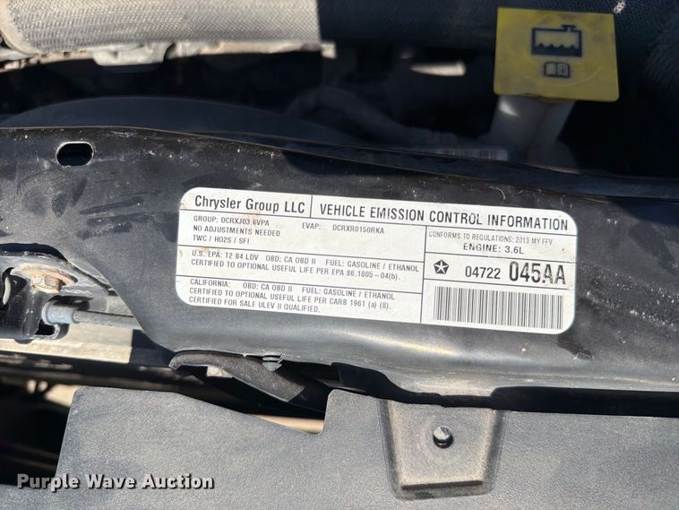 image for item FN5855 2013 Dodge Grand Caravan handicap accessible van