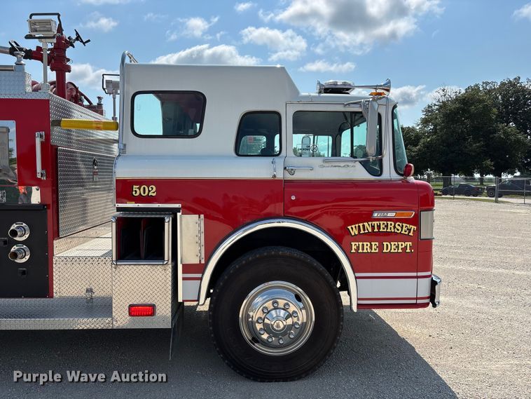 image for item FP3015 1988 Ford C8000 pumper fire truck