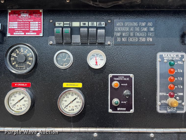 image for item FP3015 1988 Ford C8000 pumper fire truck