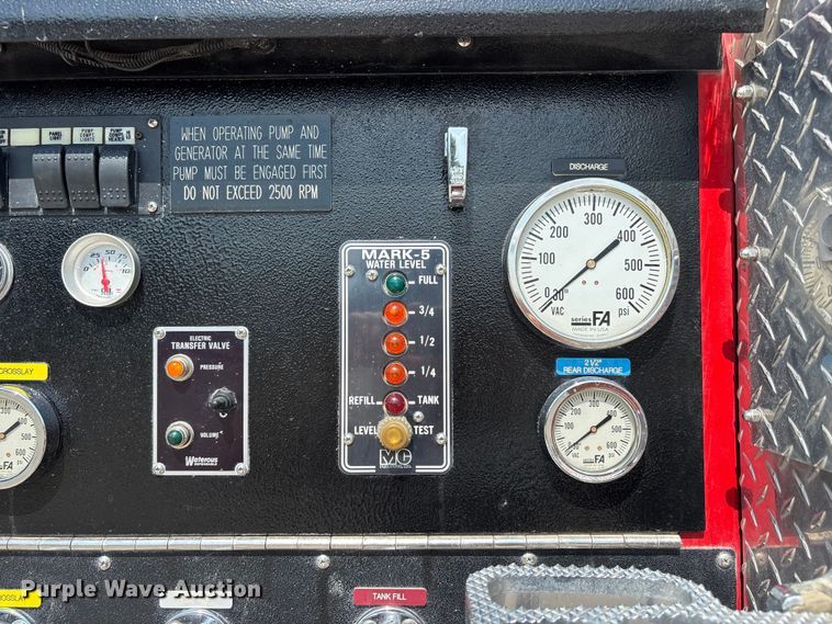 image for item FP3015 1988 Ford C8000 pumper fire truck