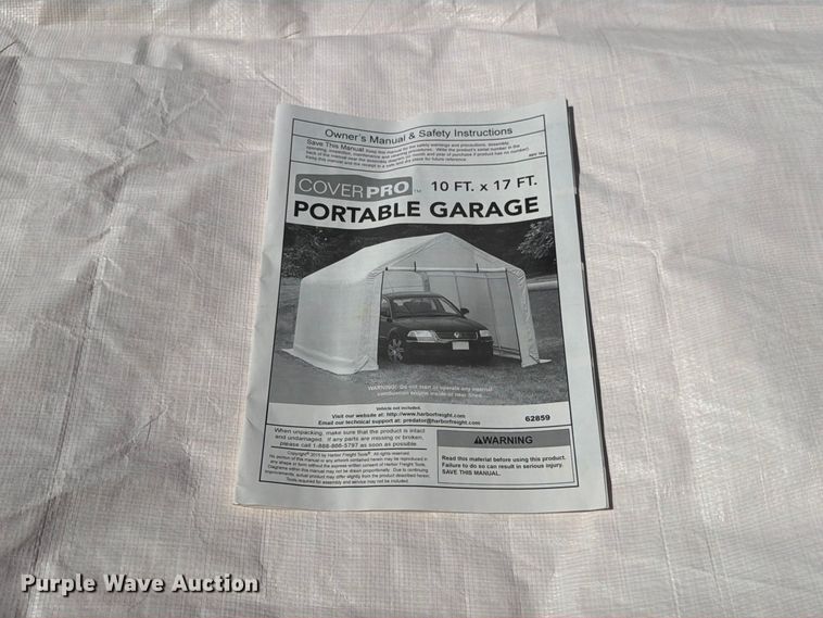 image for item FP3049 CoverPro 10' x 17' portable garage