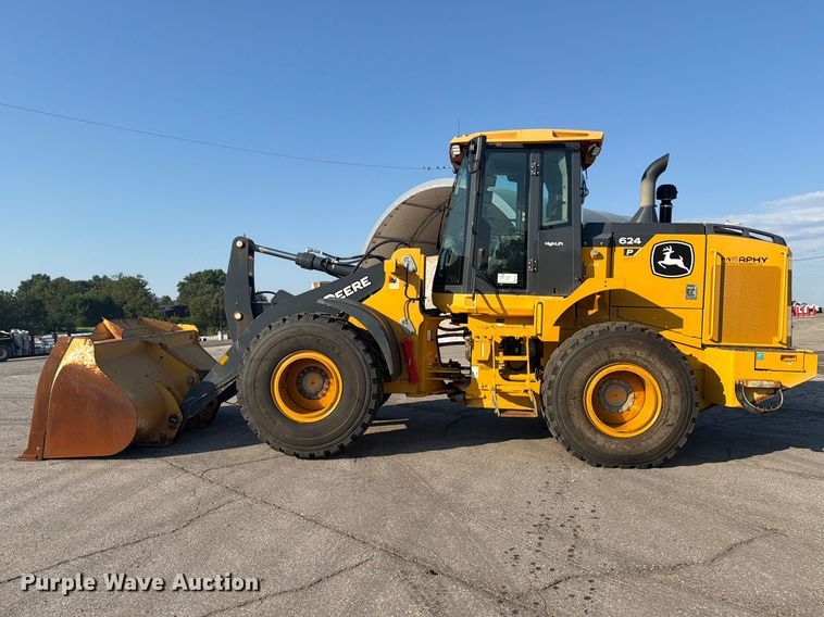image for item FP4052 2021 John Deere 624P wheel loader