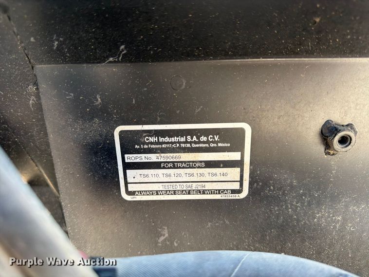 image for item FP4053 2016 New Holland TS6 130 MFWD tractor