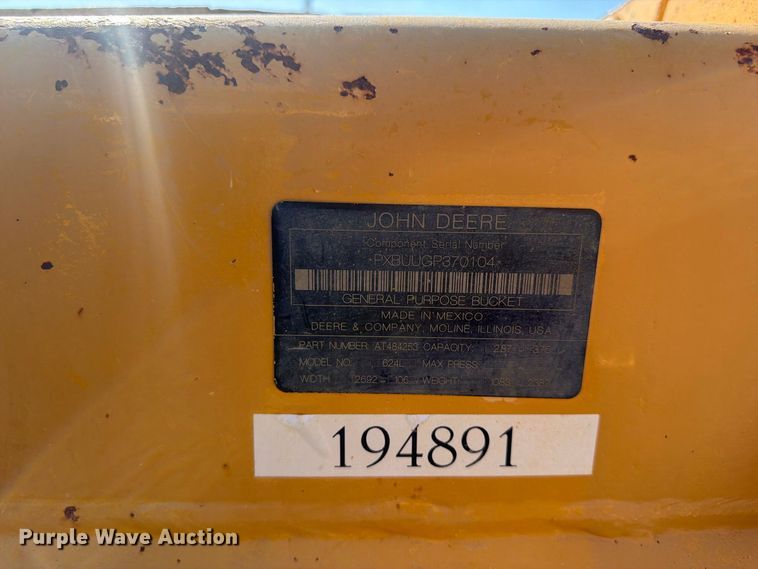 image for item FP4054 2021 John Deere 624P wheel loader