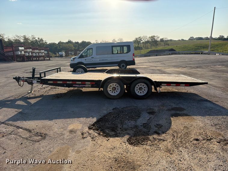 image for item FP4055 2019 H&H H8218MX-100 tilt deck equipment trailer
