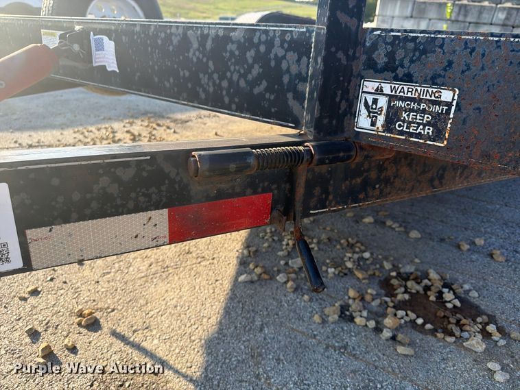 image for item FP4055 2019 H&H H8218MX-100 tilt deck equipment trailer