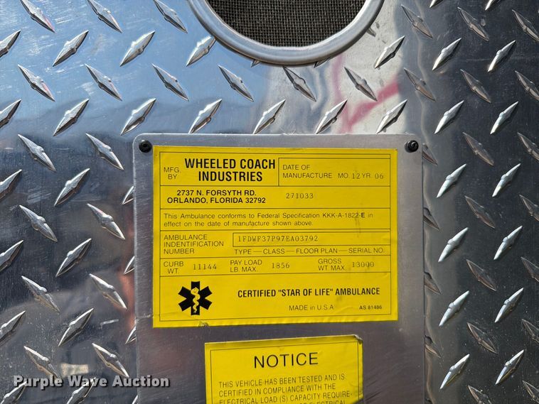 image for item FT6229 2017 Ford F350 Super Duty XLT ambulance