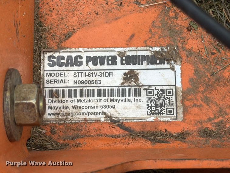 image for item FT6290 2018 Scag Turf Tiger II ZTR lawn mower