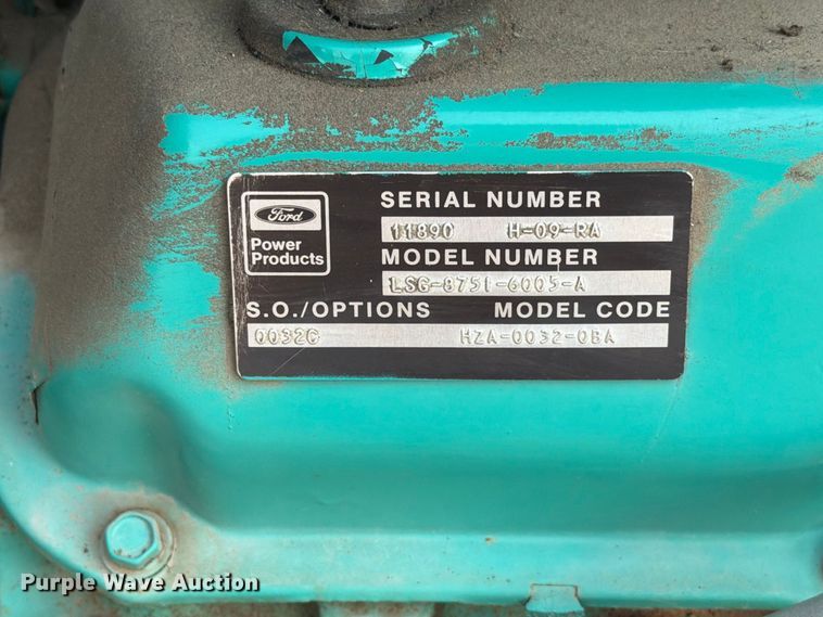 image for item FT6502 Onan 60ENA generator