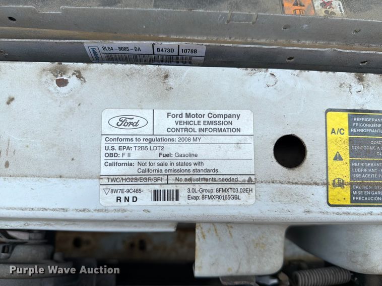 image for item FT6509 2008 Ford Ranger Ext. Cab pickup truck