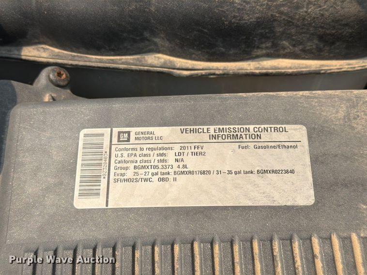 image for item FT6512 2011 Chevrolet Silverado 1500 Ext. Cab pickup truck