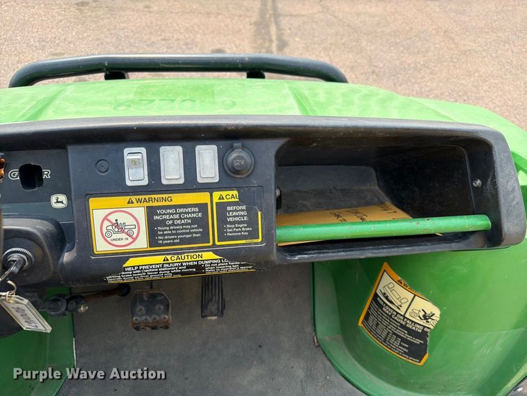 image for item FT6532 2014 John Deere TX Gator utility vehicle