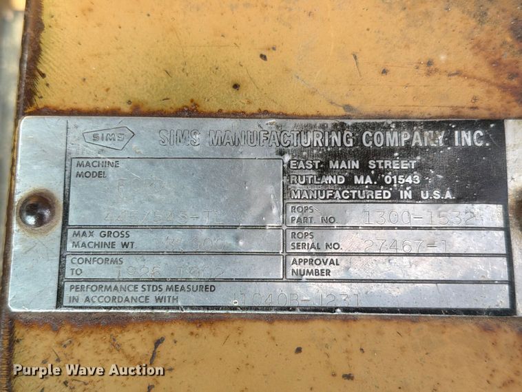 image for item FT6539 1987 Ford 445 tractor