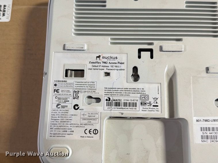 image for item FT6540 (65) Ruckus Zoneflex 7982 access point