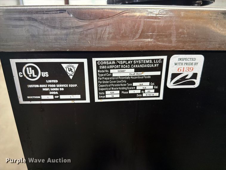 image for item FT6547 Beverage-Air DD68-1-B kegerator