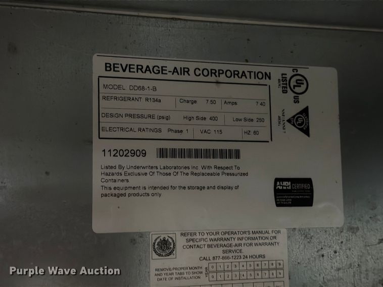 image for item FT6547 Beverage-Air DD68-1-B kegerator