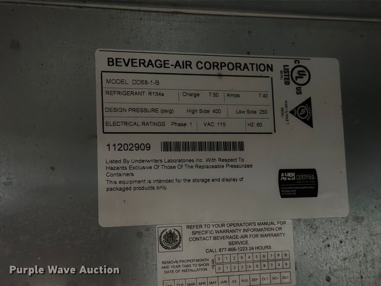 image for item FT6547 Beverage-Air DD68-1-B kegerator