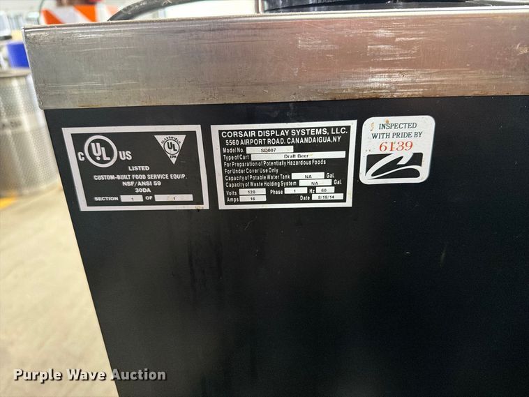 image for item FT6548 Beverage Air DD68-1-B kegerator