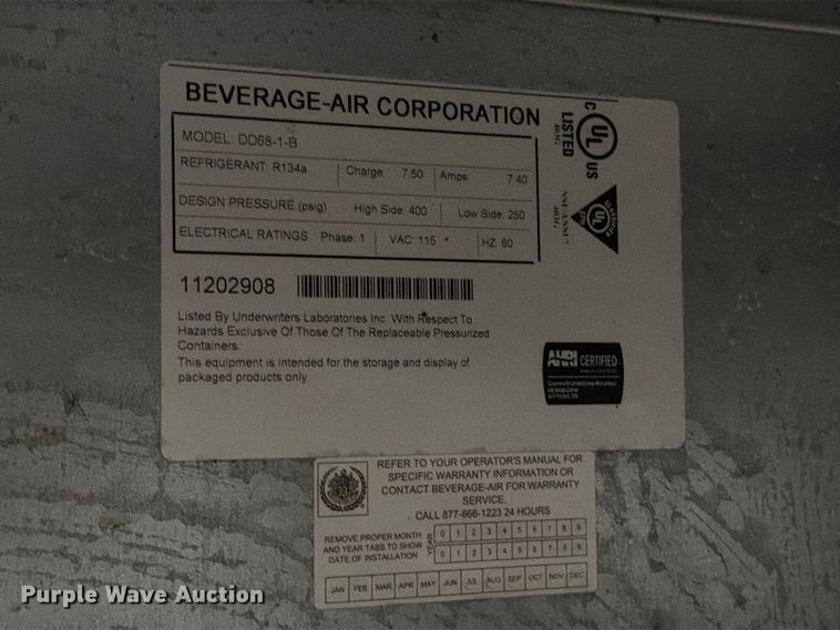 image for item FT6548 Beverage Air DD68-1-B kegerator