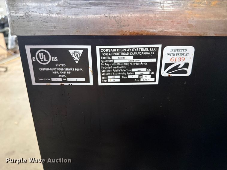image for item FT6549 Beverage Air DD68-1-B kegerator