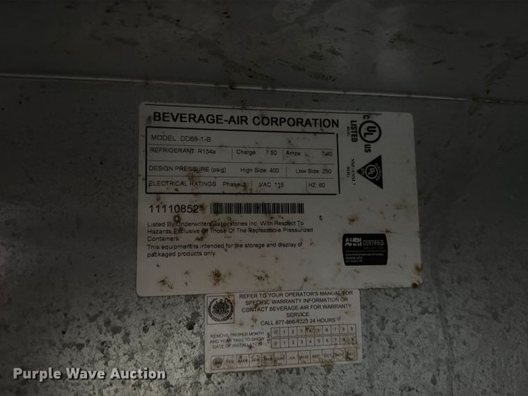 image for item FT6549 Beverage Air DD68-1-B kegerator