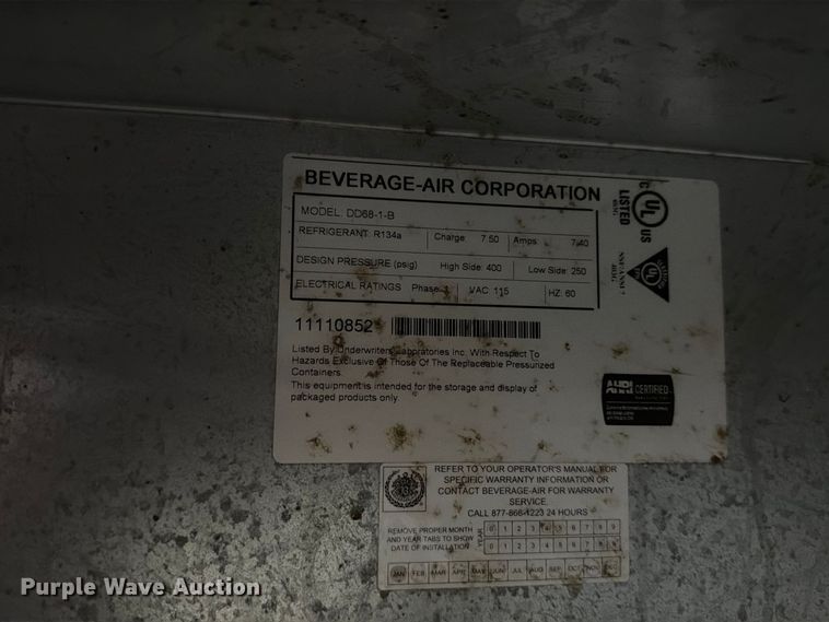 image for item FT6549 Beverage Air DD68-1-B kegerator