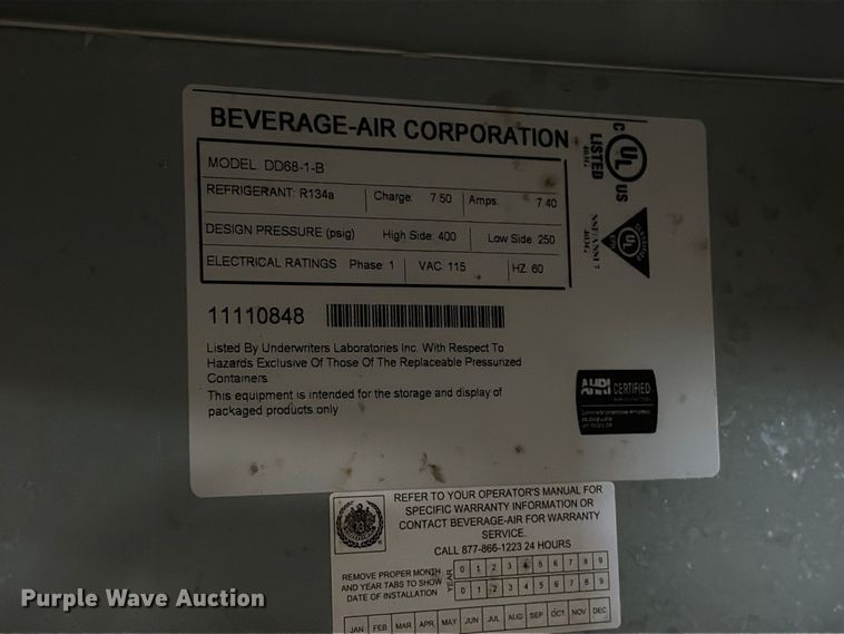 image for item FT6552 Beverage Air DD68-1-B kegerator