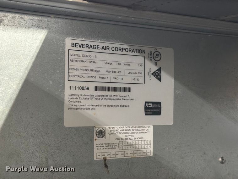 image for item FT6553 Beverage Air DD68C-1-B kegerator