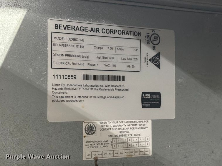 image for item FT6553 Beverage Air DD68C-1-B kegerator