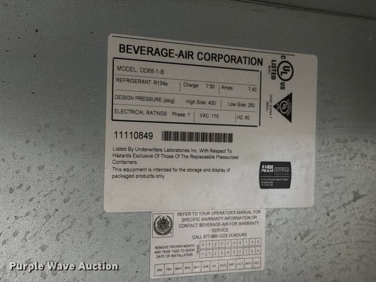 image for item FT6557 Beverage Air DD68-1-B kegerator 