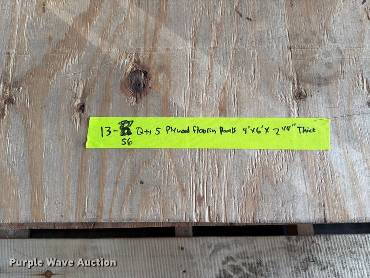 image for item FT6564 Plywood floor panels
