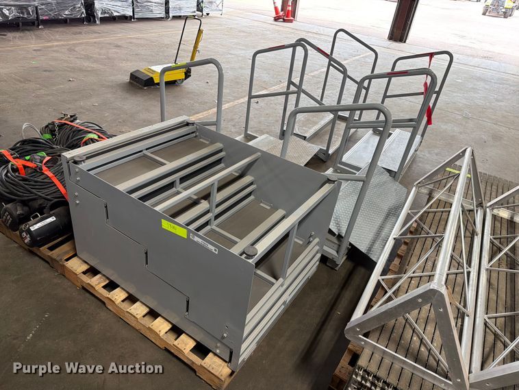 Metal stairs
