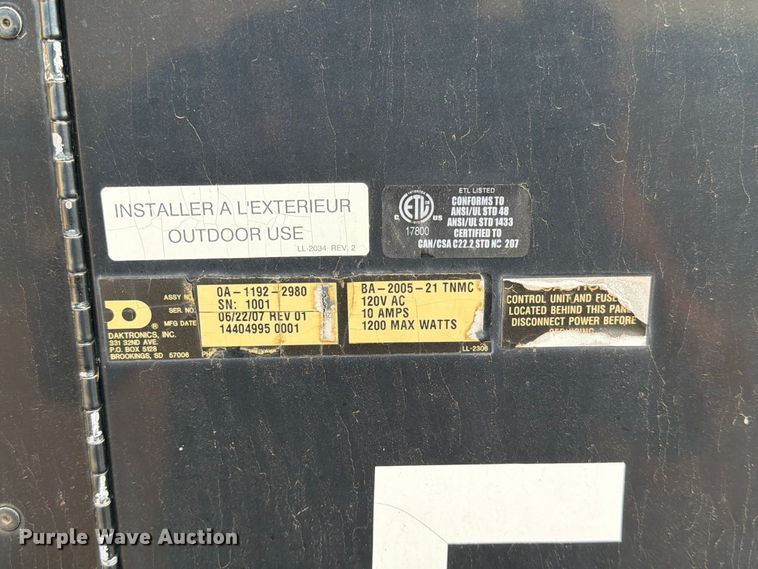 image for item FT6592 Dactronics OA-1192-2980 score board