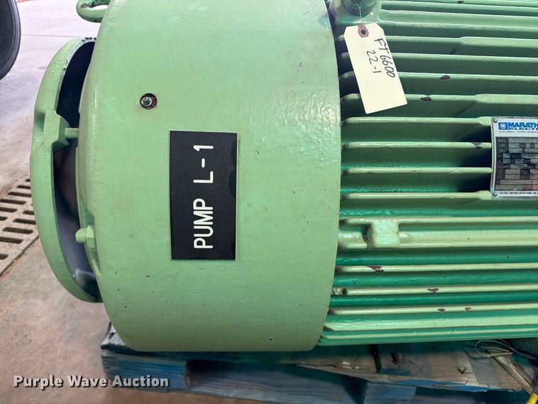 image for item FT6600 (2) Marathon 1C 449TTFS7070AN W electric motor