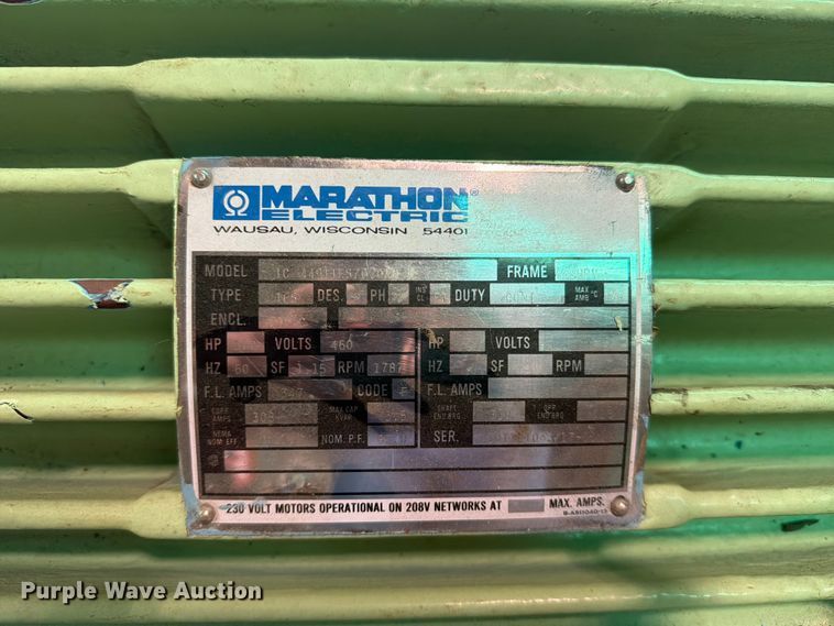 image for item FT6600 (2) Marathon 1C 449TTFS7070AN W electric motor