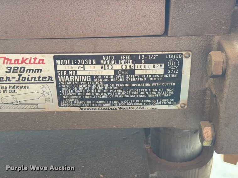 image for item FT6622 Makita 2030N jointer