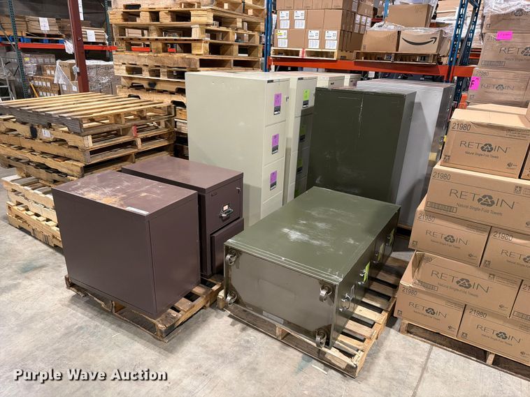 (10) Fireproof Filing Cabinets