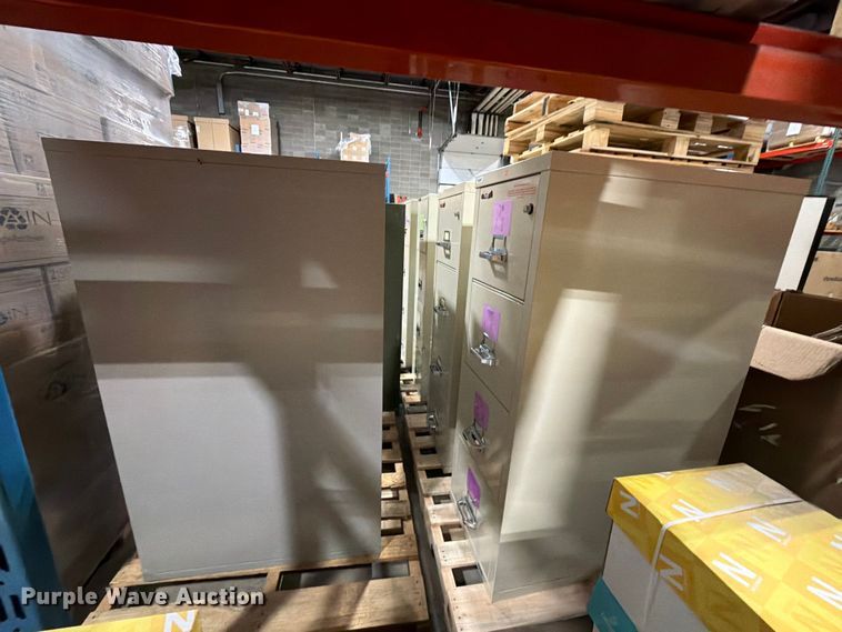 image for item FT6694 (10) Fireproof Filing Cabinets