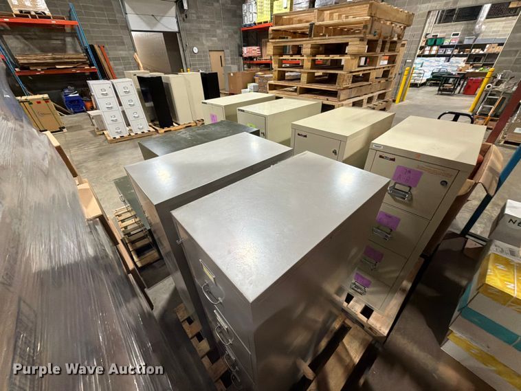 image for item FT6694 (10) Fireproof Filing Cabinets