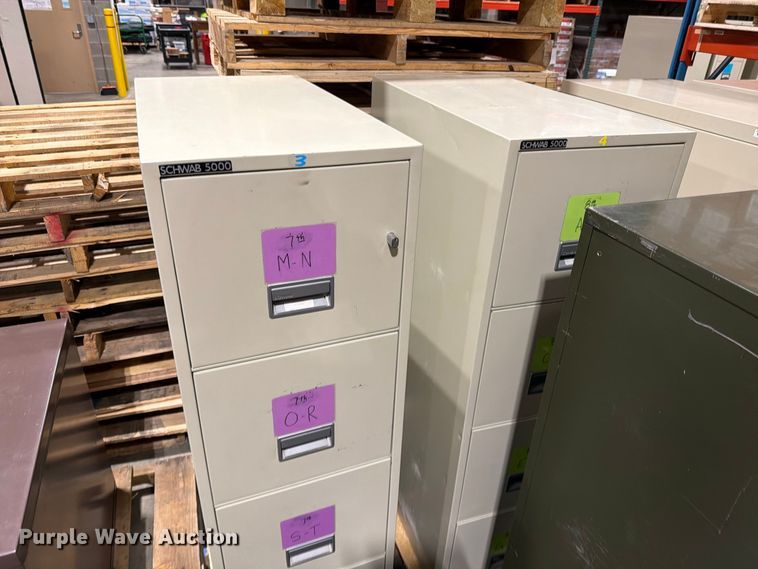 image for item FT6694 (10) Fireproof Filing Cabinets
