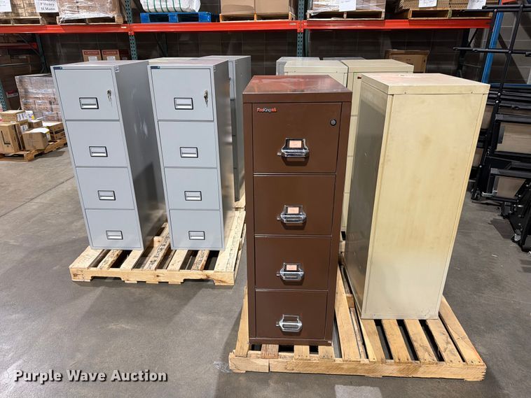 image for item FT6695 (10) Fireproof File cabinets
